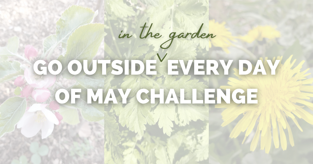 The Get Outside (in the Garden) Every Day of May Challenge